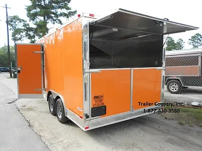 NEW 8.5x16 8.5 X 16 Enclosed Concession Food Vending BBQ Trailer - NEW 2024 • $23595