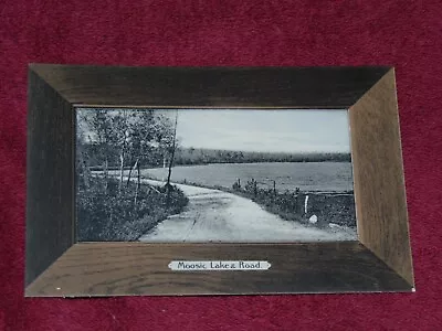 Original Circa 1910 Unposted Postcard:  Moosic Lake & Road  Pennsylvania • $12.95