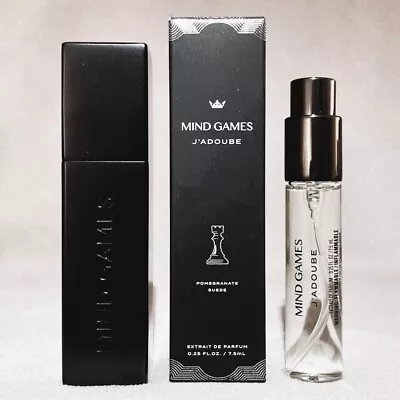 Mind Games Unisex J'Adoube Pomegranate Suede Extrait De Parfum Spray &Case .25oz • $54.90