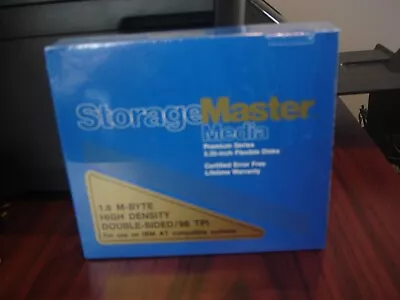 New Storage Master Media 5.25  Disc 1.6 M-byte High Denisty Double Sided 96 Tpi • $5