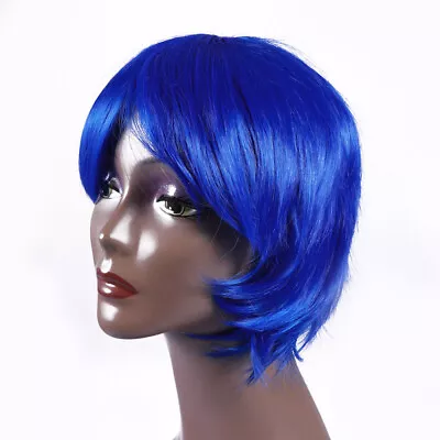  Men Short Wig Colorful Wigs For Man Cosplay Japanese And Korean • £12.98