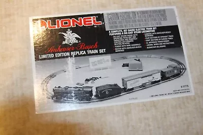 Lionel O Gauge Train Set Anheuser Busch # 11775 Sealed In Box Ready To Run • $345