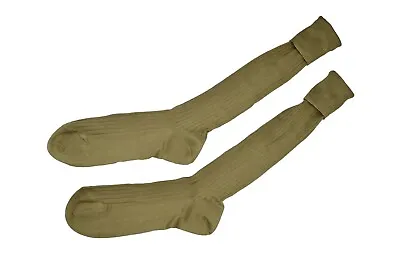 £4.95 • Buy Italian Army Antibacterial Socks Long Length 11.5 - 42 Khaki Beige