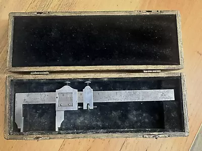 Vintage L.S. Starrett No. 122 6” Vernier Caliper Machinist Tool • $45