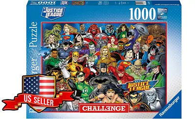 NEW Ravensburger 16884 DC Comics Justice League Challenge 1000 Pc Jigsaw Puzzle • $33.95