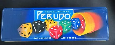 Perudo The Classic Game Of Liar Dice Travel Tin Paul Lamond Games VGC • £12.99