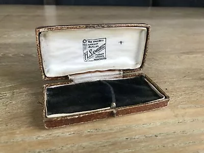 Antique H Samuel Manchester Jewellery Watch Bracelet Chain Box Distressed  • £29.95