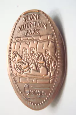 STONE MOUNTAIN PARK Georgia - Vertical -- Elongated Zinc Penny • $1.99