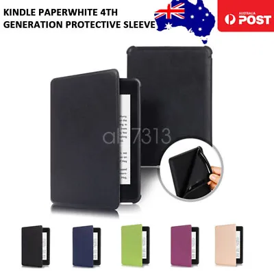 Flip Leather Smart Folio Case Cover For Kindle Paperwhite 4 10th Gen Magnetic • $11.48