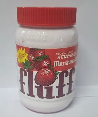 Marshmallow Fluff - Strawberry 213g - Imported From The USA • £3