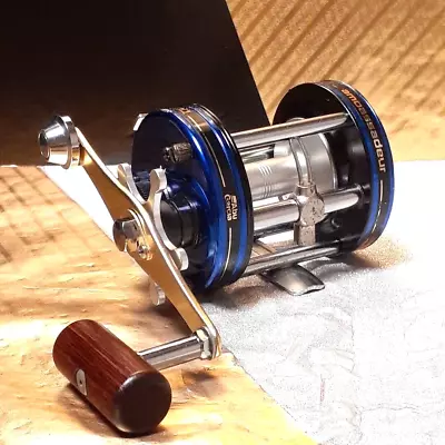 Abu Garcia Abuambassadeur 6000 Model Blue Bait Reel Old Reel Vintage Rare • $340.76