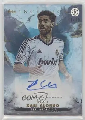 2022-23 Topps Inception UEFA Club Competitions Legacy Blue /49 Xabi Alonso Auto • $103.01