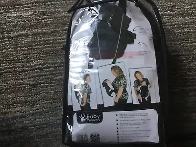 Baby Weavers Black Baby Walking Carrier Suitable From 3 Months - 3.5kg To 12kg • £15.97