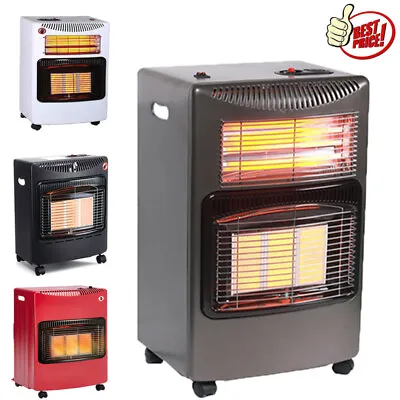 Portable Gas Cabinet Heater Indoor Butane Fire Heating Calor Gas Room Heater UK • £74.99
