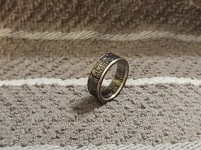 ILLINOIS  State 90% Silver  Proof Washington Quarters Coin Ring 7 1/2   2003 • $31