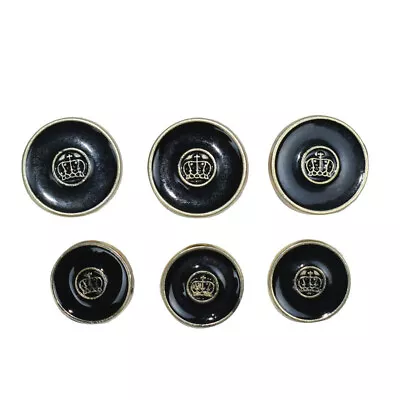 Metal Round Button King Designe Embellishment DIY Crafting Clothe Sewing Dress • $10.70