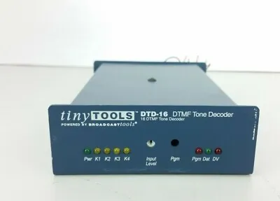Broadcast Tools DTD-16 DTMF Tone Decoder • $89.99