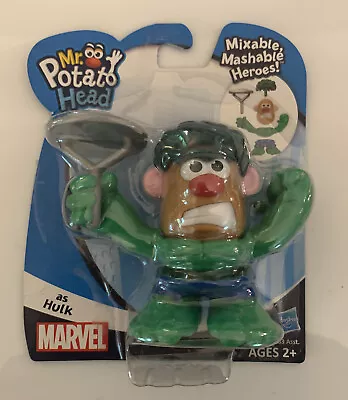 Playskool 3  Marvel INCREDIBLE HULK Mr Potato Head 3” Toy Figure Hasbro 2014 NEW • $16.99