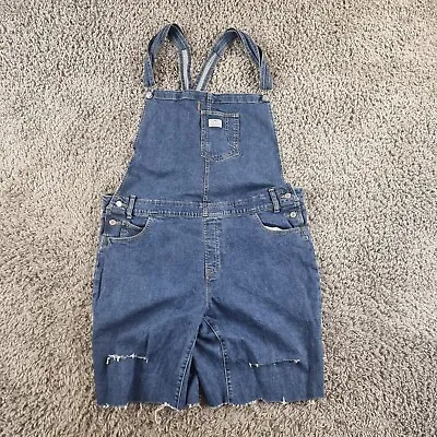 Levi Strauss Overalls Womens W 48 Blue Denim Dungarees Bib H2-B4 • £39.99