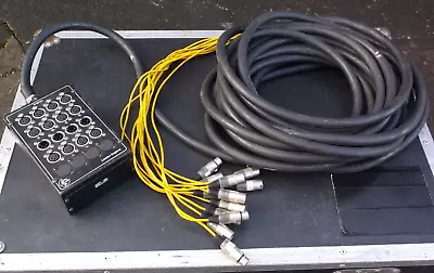 £250 • Buy Canford Audio SQJ-E12 Starquad 12 Way 16m XLR3 Multicore Cable Snake VAT Incl.