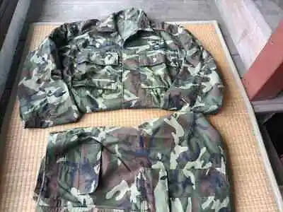 80's Royal Thai Army Lieutenant Colonel Airborne Camouflage BDU Shirt & Pants • $89.99
