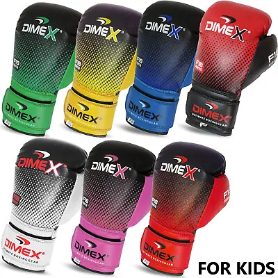 £10.99 • Buy Kids Boxing Gloves Punch Bag Mitts Sparring Glove Children Training 4 To 6oz