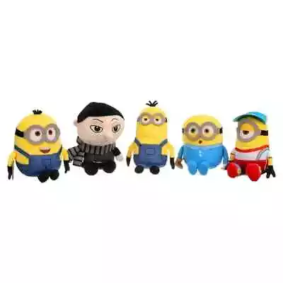 Illumination's Minions And Gru Small Plush 5-piece Collector Set New & Sealed • $24.99