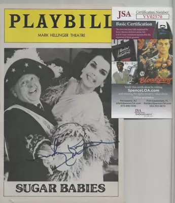 Mickey Rooney Hollywood Film Stage Actor Autographed Program Sugar Babies JSA • $19.99