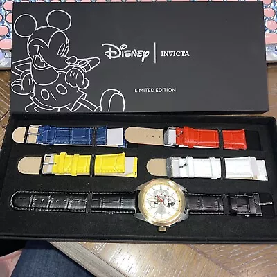 Disney Invicta Limited Edition Mickey Mouse Watch Set ~New In Box~ • $19.99