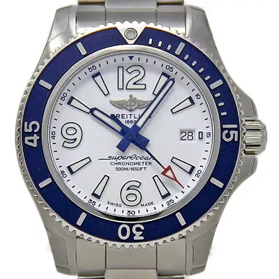 NEW Breitling Superocean 42 Automatic Blue A17366 *BOX & FACTORYWARRANTY* #BR174 • $3845