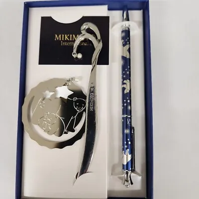 MIKIMOTO Ballpoint Pen Limited White Bear With Pearl JP Used • $99