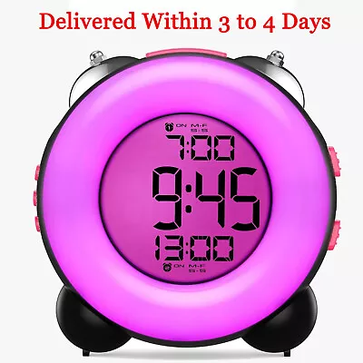 *SUPER Extremely Extra Loud Alarm Clock For Heavy Sleeper Battery Backup Nullify • $9.91