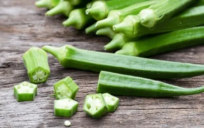 OKRA - đậu Bắp - Indian/ Bangladeshi/Vietnamese - Finest 30 Seeds - UK Stocks • £2.45