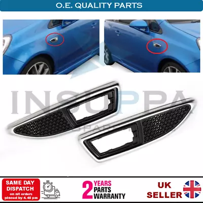 Side Indicator Frame Trim Set For Opel Vauxhall Astra H Corsa D OPC VXR 13250944 • $40.42