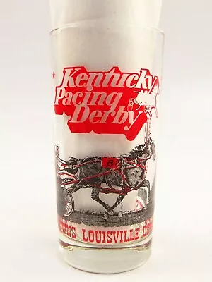 Louisville Downs 1982 Kentucky Pacing Derby Mint Julep Glass B165 • $11.78