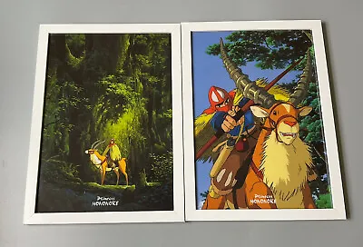 Studio Ghibli Princess Mononoke Framed Art Files Cel Hayao Miyazaki 2set White • $75