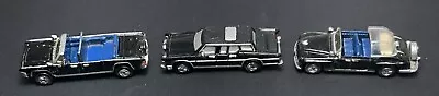 1989 Galoob Micro Machines Presidential Collection Black Limos Lot Of 3 • $5.99
