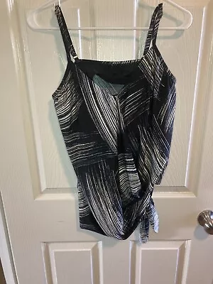 MAGICSUIT BY MIRACLESUIT Stroke Of Luck ALEX TANKINI TOP SIZE 12 Underwire Bra • $35