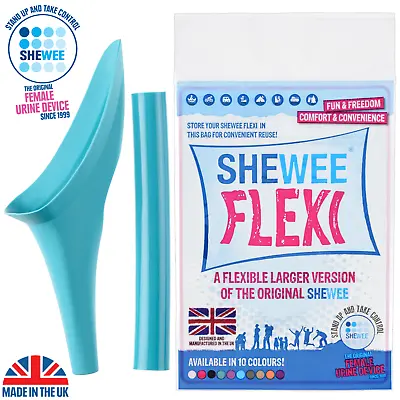 SHEWEE Flexi UK Larger She Can Wee Pee Funnel For Travel Camping Festivals • £5.99