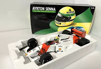 MIB 1:18 Minichamps - 1992 AYRTON SENNA MCLAREN HONDA MP4/7 - F1 Model #1 • £249