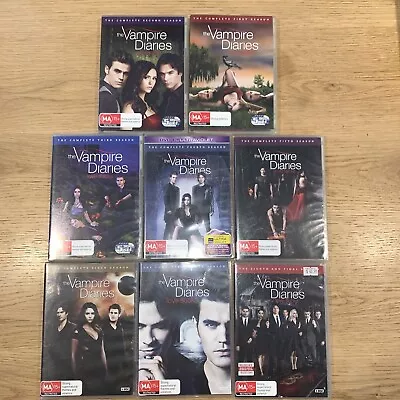 The Vampire Diaries DVD Seasons 1 -8 Region 4 PAL • $52.99