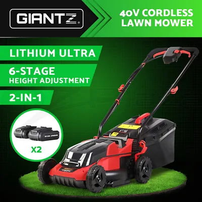 Giantz Lawn Mower Cordless 40V Lithium Battery Electric Lawnmower Kit 34cm Width • $231.95