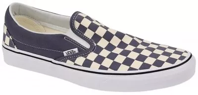 Vans Classic Slip-On Checkerboard GRISAILLE Size 10 VN0A38F7ULK • $54.99