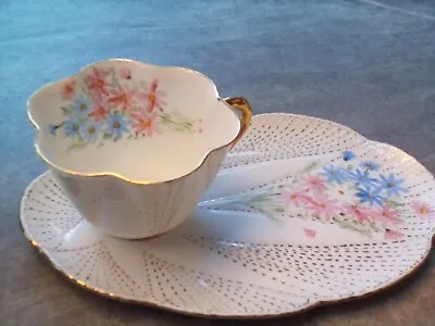 £160 • Buy Fine Bone China Shelley England Floral Tea Cup & Saucer Plate Rare