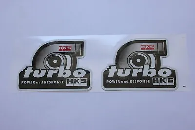 2 X HKS Turbo Sticker Decals For Toyota Mazda Nissan Honda Subaru Mitsubishi • $7.03