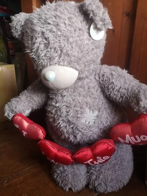 £10 • Buy Tatty Teddy Giant Soft Toy Bear 27 Inch I Love This Much Valentine Me To You 