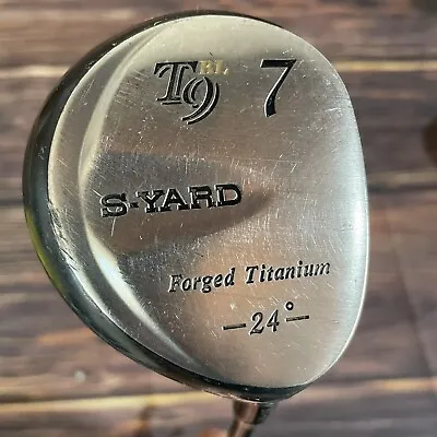 S-YARD S-YARD T.9 BL Fairway Wood 7w Original Golf Clubs • $14.99