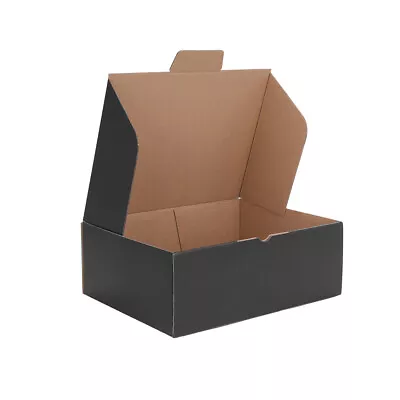 Mailing Box 270 X 160 X 120mm Diecut Black For 3kg Large Satchel B164 • $25.90