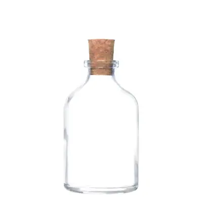 Small Glass Bottles With Corks 50ml Mini Bottle For Wedding Favours Liqueurs • £24.99