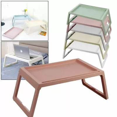 Portable Table Folding Laptop Computer Bed Tray Breakfast Reading Lap Desk Stand • £8.89